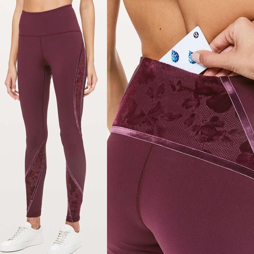 Lululemon Dark Adobe Wunder Under High-Rise Tight Leggings Size 6 26813